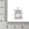 Brass Micro Pave Cubic Zirconia Pendants KK-M326-21P-3