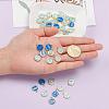2 Sets 2 Styles Golden Plated Alloy Enamel Charms ENAM-YW0001-28C-4