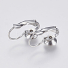 Tarnish Resistant 304 Stainless Steel Leverback Earring Settings LS-STAS-F139-051P-6mm-2