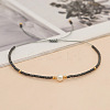 Adjustable Glass Seed Bead Braided Bead Bracelets for Women VT9382-14-2