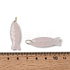 Natural Rose Quartz Carved Pendants G-G314-01G-04-3