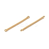 Ion Plating(IP) 304 Stainless Steel Connector Charms X-STAS-Q323-04F-G-2