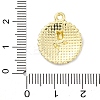 Rack Plating Alloy Enamel Pendants PALLOY-R450-04G-3