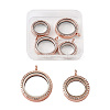 4Pcs 2 Style Alloy Glass Crystal Rhinestone Pendants PALLOY-TA0002-36D-10