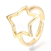 Adjustable Brass Finger Rings RJEW-O041-01G-3