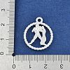 Twelve Constellations Alloy Pendants PALLOY-Q006-01E-S-3