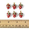 8Pcs Handmade Lampwork Pendants LAMP-FS0001-52B-5