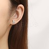 304 Stainless Steel Stud Earrings for Women VB4414-3-3