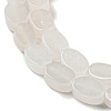 Natural White Jade Beads Strands G-M420-H15-03-4