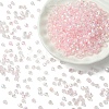 70G Transparent Spray Painted Glass Beads EGLA-YW0005-30I-1