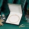 Square PU Leather Pearl Necklace Box LBOX-WH0002-06A-6