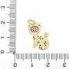 Brass Pave Cubic Zirconia Pendants KK-U062-57G-3