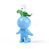 Handmade Lampwork Cartoon Radish Pendants LAMP-T025-10M-3