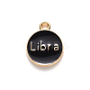 Alloy Enamel Pendants ENAM-S124-01A-08K-3