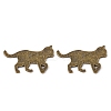 Alloy Kitten Cabochons LS-PALLOY-WH0072-73D-AB-1
