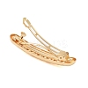 Alloy Hair Barrettes OHAR-H010-01F-KCG-3
