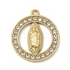 304 Stainless Steel & Rhinestone Pendants STAS-G371-09C-01G-1