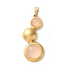 Natural Rose Quartz Pendants STAS-C120-12G-08-1