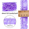 12.5 Yards Double Layers Polyester Lace Trim OCOR-GF0003-11D-2