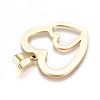 PVD Vacuum Plating 304 Stainless Steel Pendants STAS-F239-05G-2