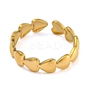 304 Stainless Steel Open Cuff Rings for Women RJEW-L125-07G-02-2