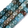 Ombre Effect Dyed Glass Beads Strands GLAA-Q106-05B-A06-1
