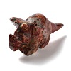 Natural Crazy Agate Carved Healing Rhinoceros Figurines DJEW-P016-01G-2