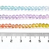 Transparent Painted Glass Beads Strands DGLA-A034-T4mm-A12-3