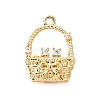 Brass Charms KK-C096-01G-1