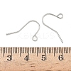 SHEGRACE Brass French Hooks with Loop XGR0002P-02P-3