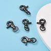 Zinc Alloy Swivel Lobster Claw Clasps X-PALLOY-WH0006-02A-4