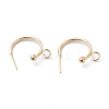 304 Stainless Steel Half Hoop Earrings LS-X-STAS-Z028-B01-G-1