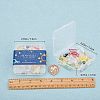 Goldfish Water Bag Resin Pendants DIY-SC0012-37-7