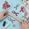 12Pcs 2 Colors Hot Glue & Rhinestone Sequin Patches PATC-FG0002-50-3