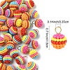 50Pcs ABS Plastic Pendants PALLOY-YW00043-3