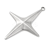Anti-Tarnish 304 Stainless Steel Pendants STAS-D194-07P-2