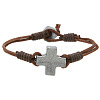 Minimalist Alloy Cross Link Bracelets FS-WG2B765-01-2