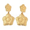 304 Stainless Steel Dangle Stud Earrings EJEW-G423-14G-3
