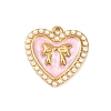 304 Stainless Steel Enamel Pendants STAS-P430-05G-02-1