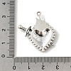 Tibetan Style Alloy Pendants PALLOY-R157-01AS-05-3