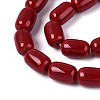 Opaque Glass Beads Strands GLAA-T028-14P-A03-2