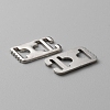 Zinc Alloy Ribbon Crimp Ends LS-DIY-WH0430-053P-2