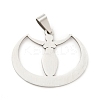 Non-Tarnish 201 Stainless Steel Pendants STAS-D190-18P-2