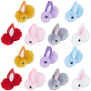 28Pcs 7 Colors Wool Felt Ball AJEW-SC0031-37A-1