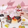 4Pcs 2 Colors Resin Wing & Star Cake Topper DIY-FH0002-91-3