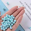 Opaque Acrylic Beads X-MACR-S370-D8mm-A07-5