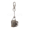 Moon Alloy Swivel Lobster Claw Clasps & Brass Cable Chains AJEW-JB01337-01-2