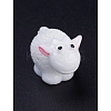 Resin Small Animal Decoration DJEW-WH0003-01-1