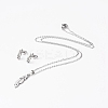 304 Stainless Steel Jewelry Sets X-SJEW-D094-36P-2