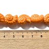 Glazed Porcelain Beads Strands X-PORC-I028-02E-4